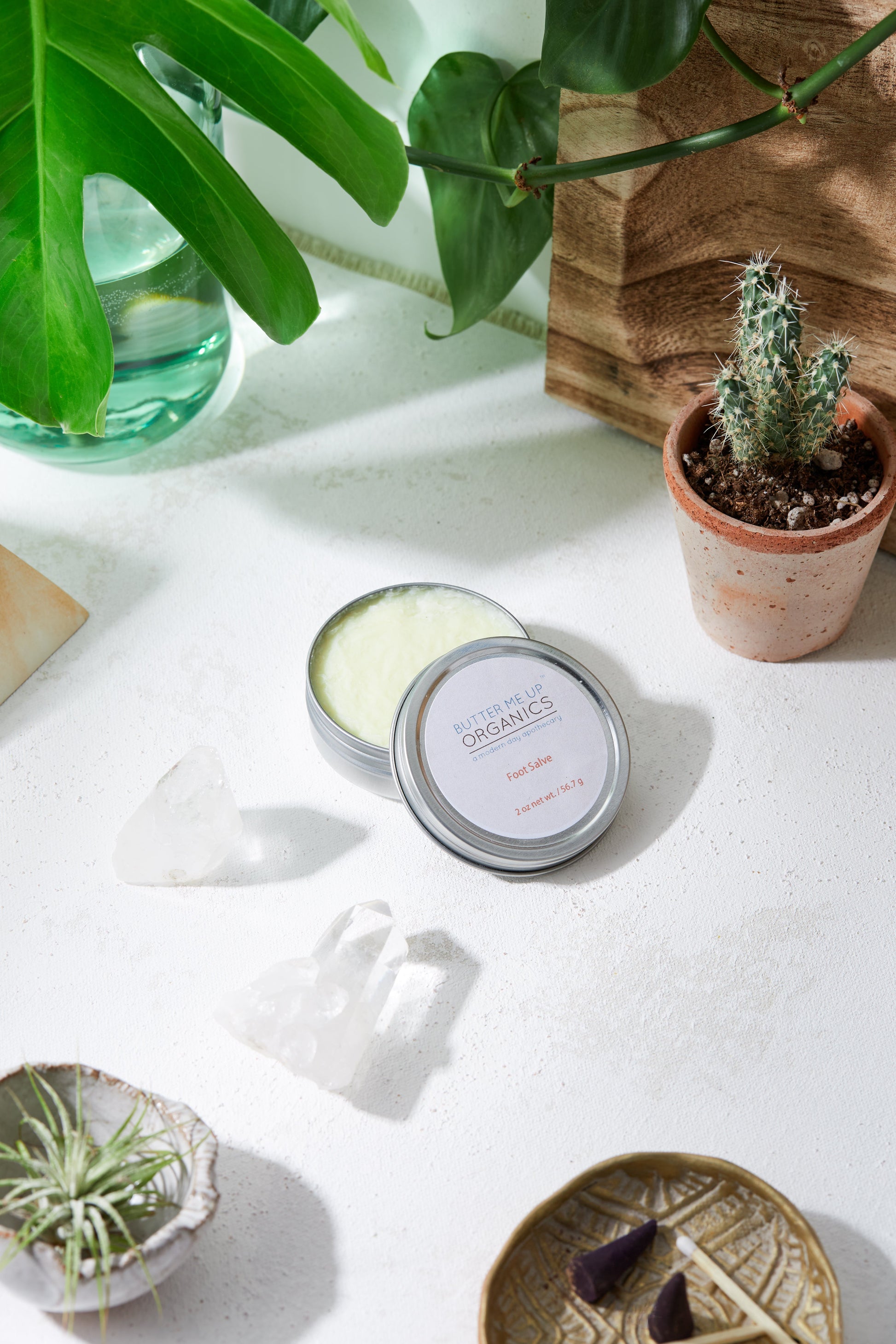 Organic Foot Salve For Cracked Heels Deep Repair Balm