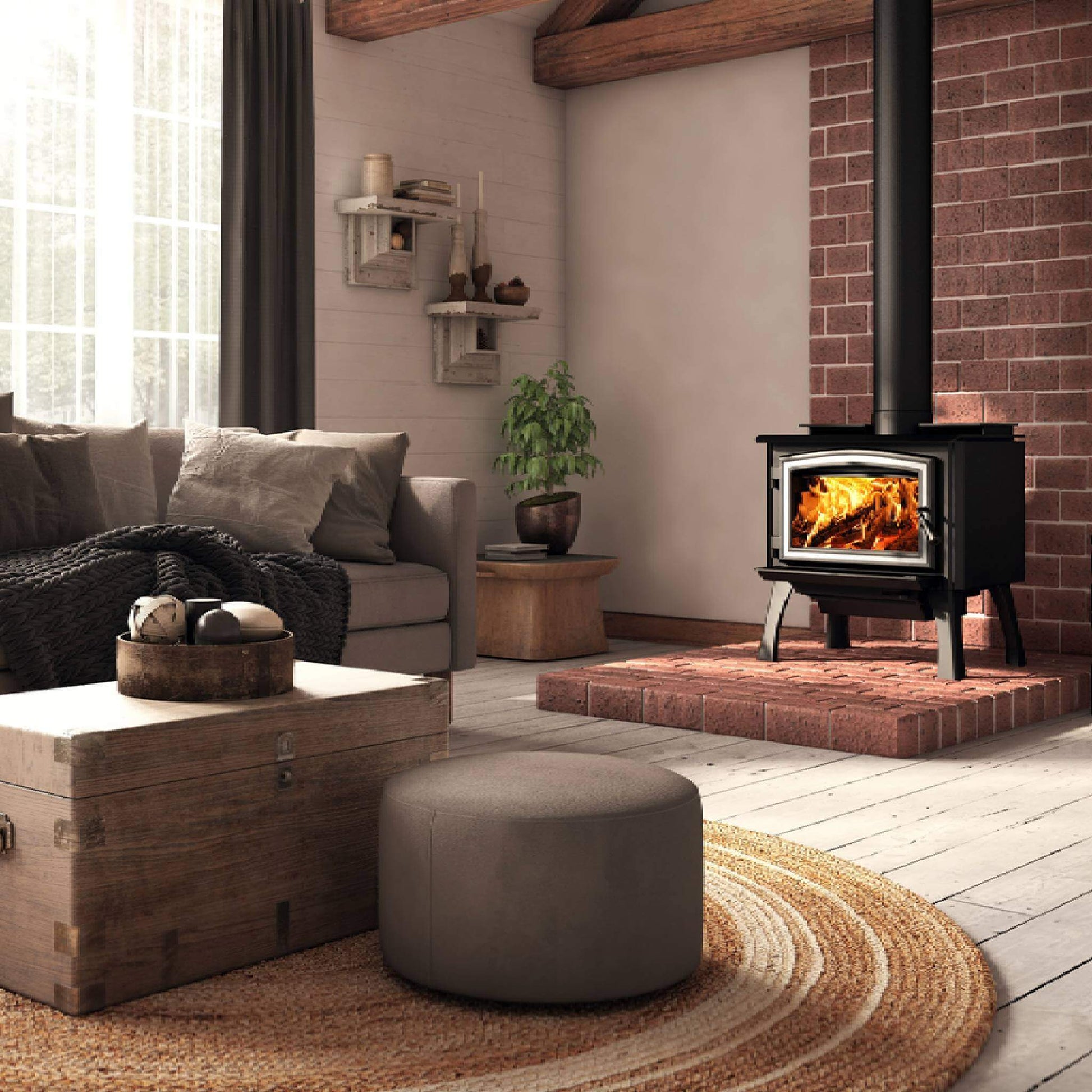 Osburn 1700 Wood-Burning Stove [OB01700] (SAK30257)