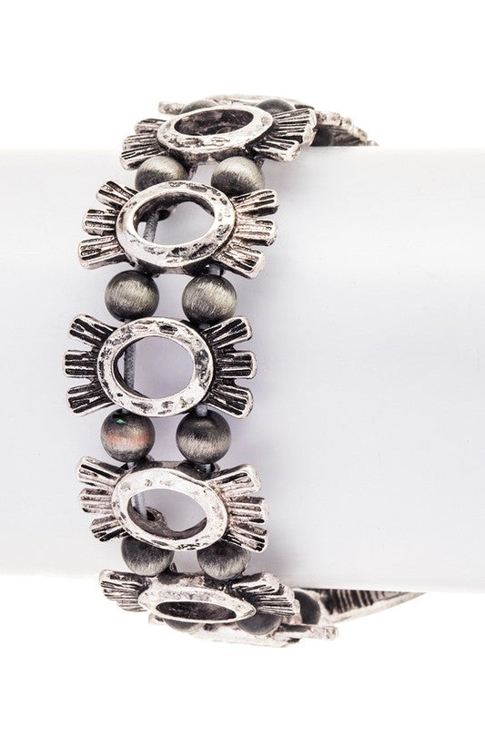 Oversized Horseshoe Western Statement Bracelet For Women