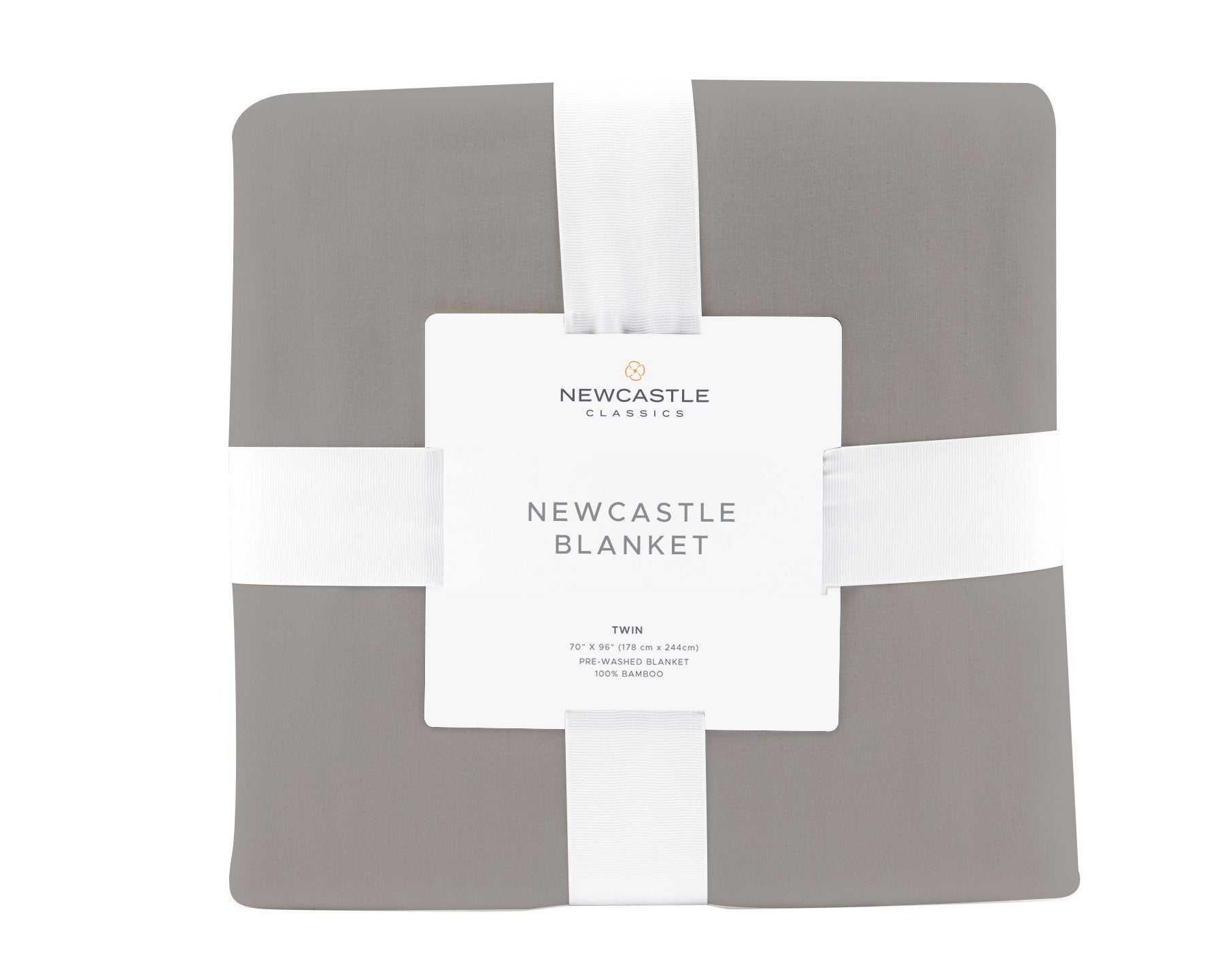 Oversized Twin Bamboo Muslin Blanket Grey Lightweight
