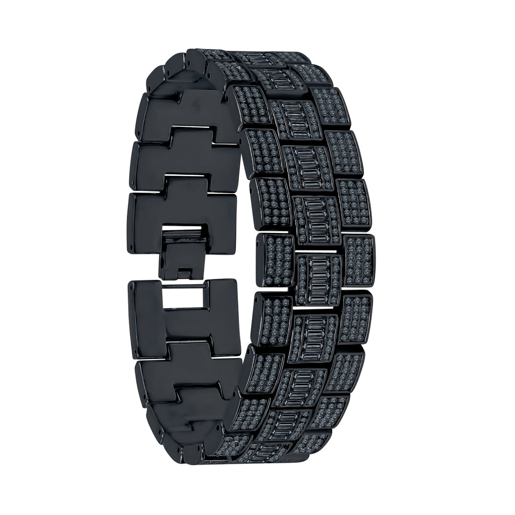 Pave Crystal Watch And Bracelet Set For Women Luxury
