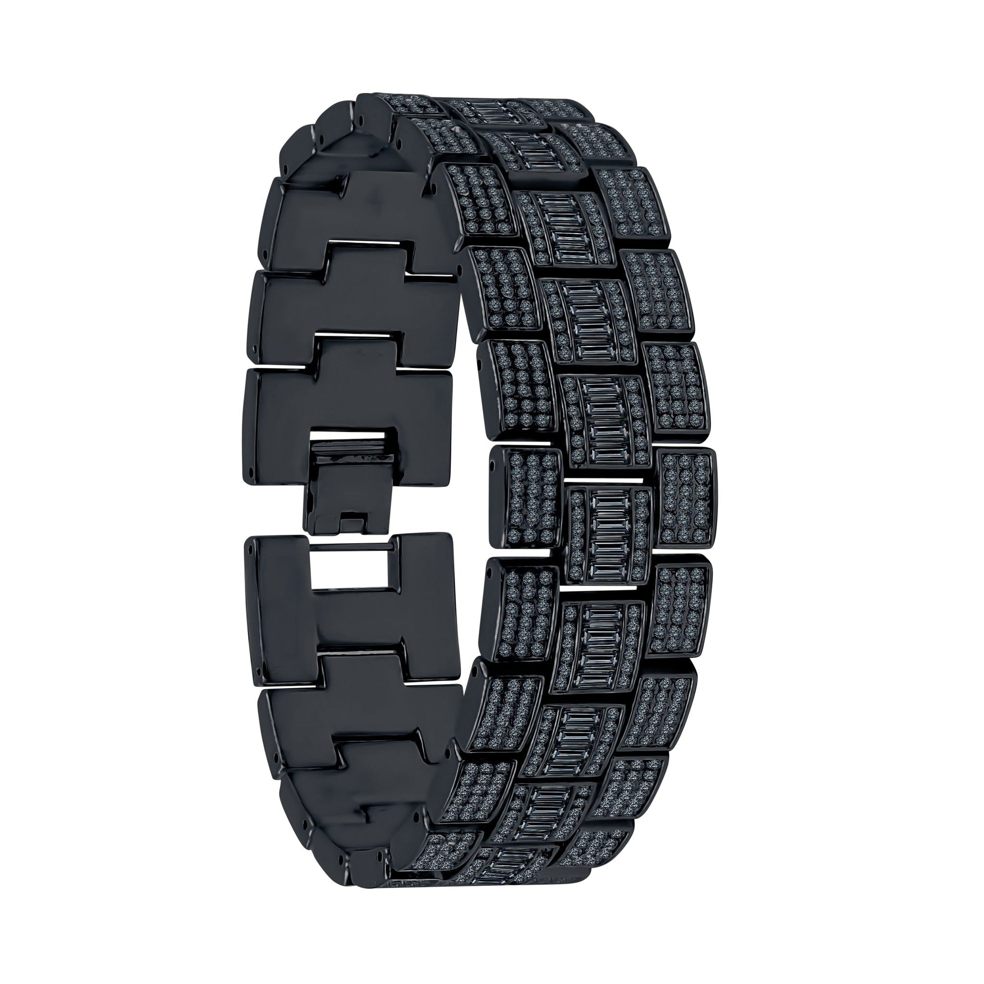 Pave Crystal Watch And Bracelet Set For Women Luxury