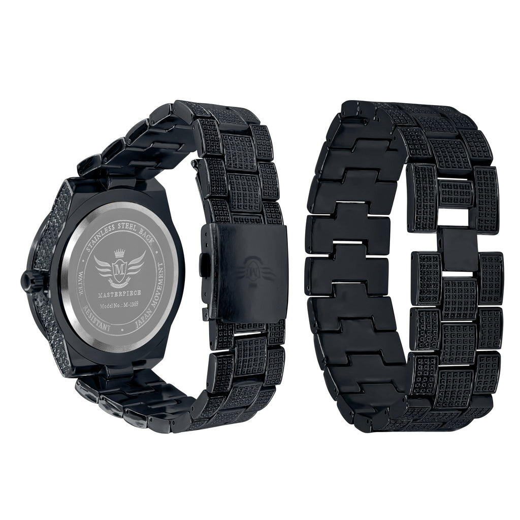 Pave Crystal Watch And Bracelet Set For Women Luxury