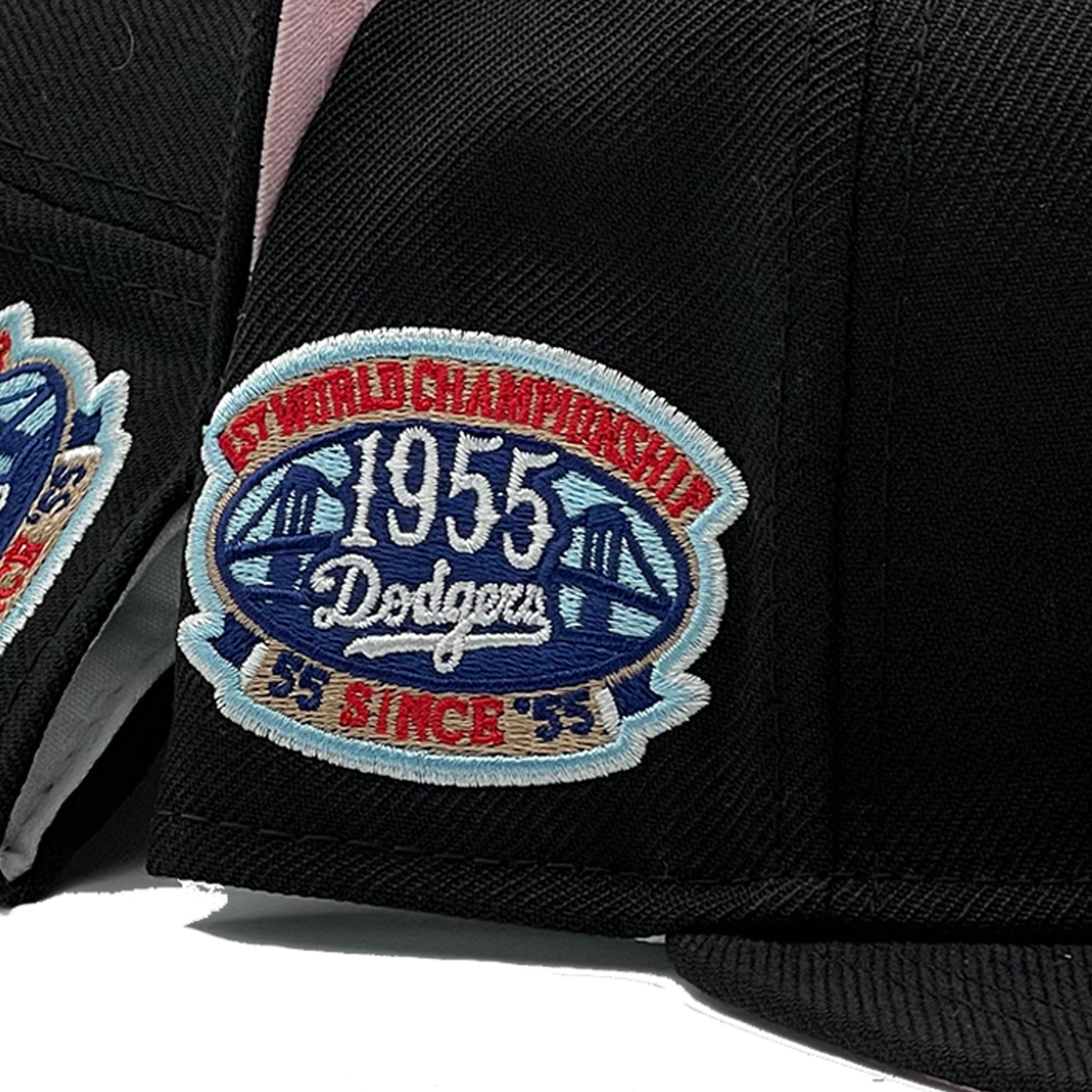 Brooklyn Dodgers 1955 World Series Patch Fitted Hat