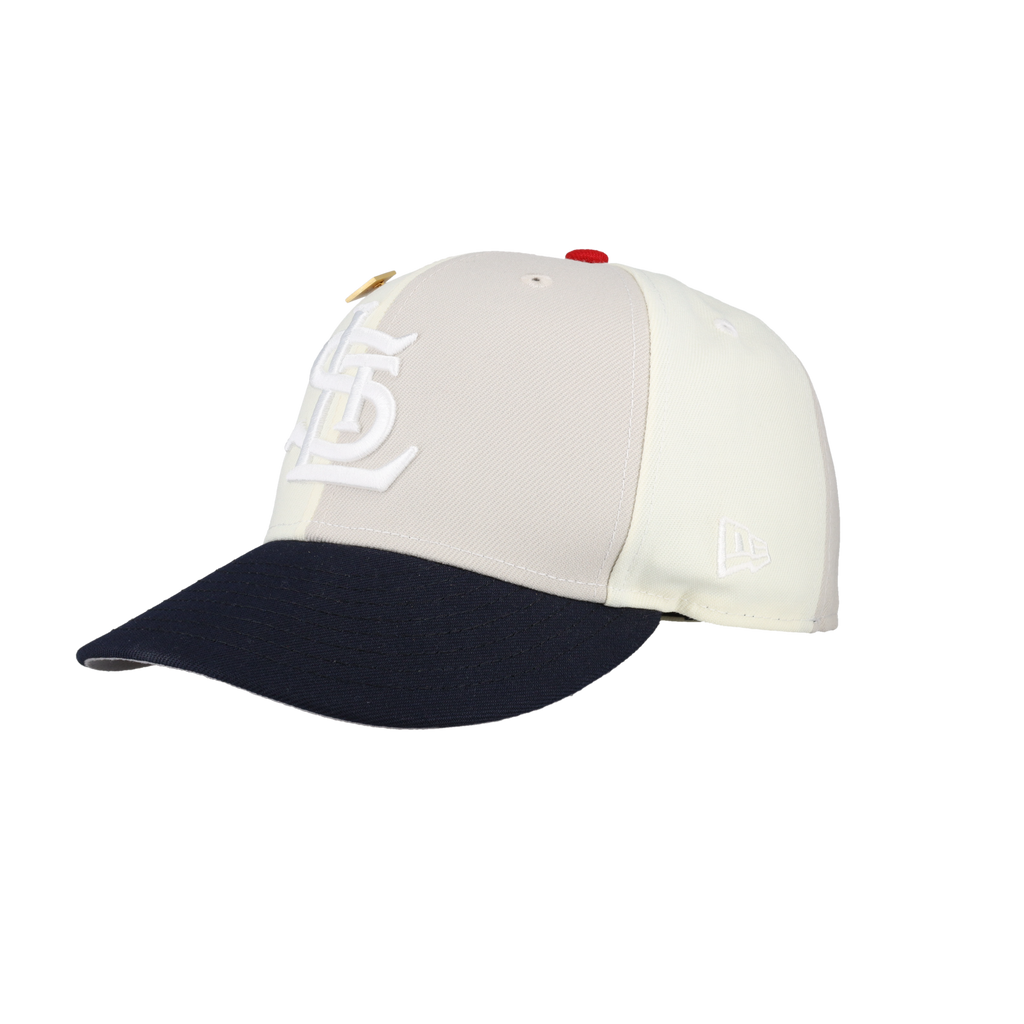 St. Louis Cardinals Chrome Stone Pinwheel Collection 1944 World Series Fitted Hat