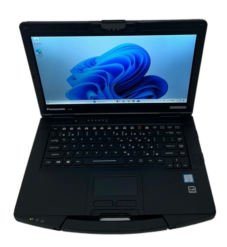 Panasonic Toughbook (2015) 14-inch CF-54 Semi-Rugged Laptop i5 Touchscreen 1TB SSD 16GB RAM