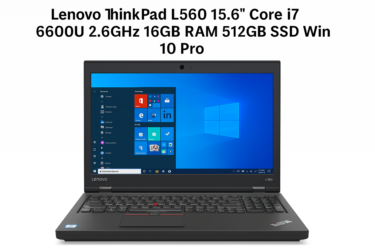 Lenovo ThinkPad L560 (2016) 15.6-inch i5 Business Laptop  16 GB/512 GB SSD