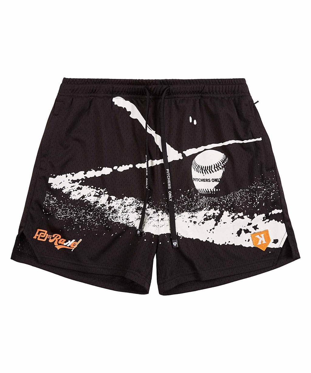 PO Rake Mesh Shorts - Black
