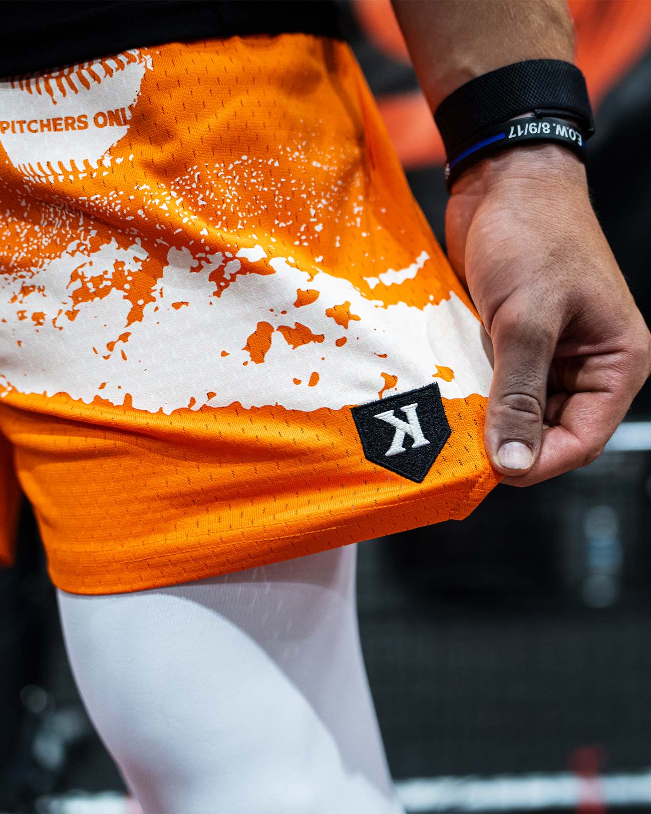 PO Rake Mesh Shorts - Orange