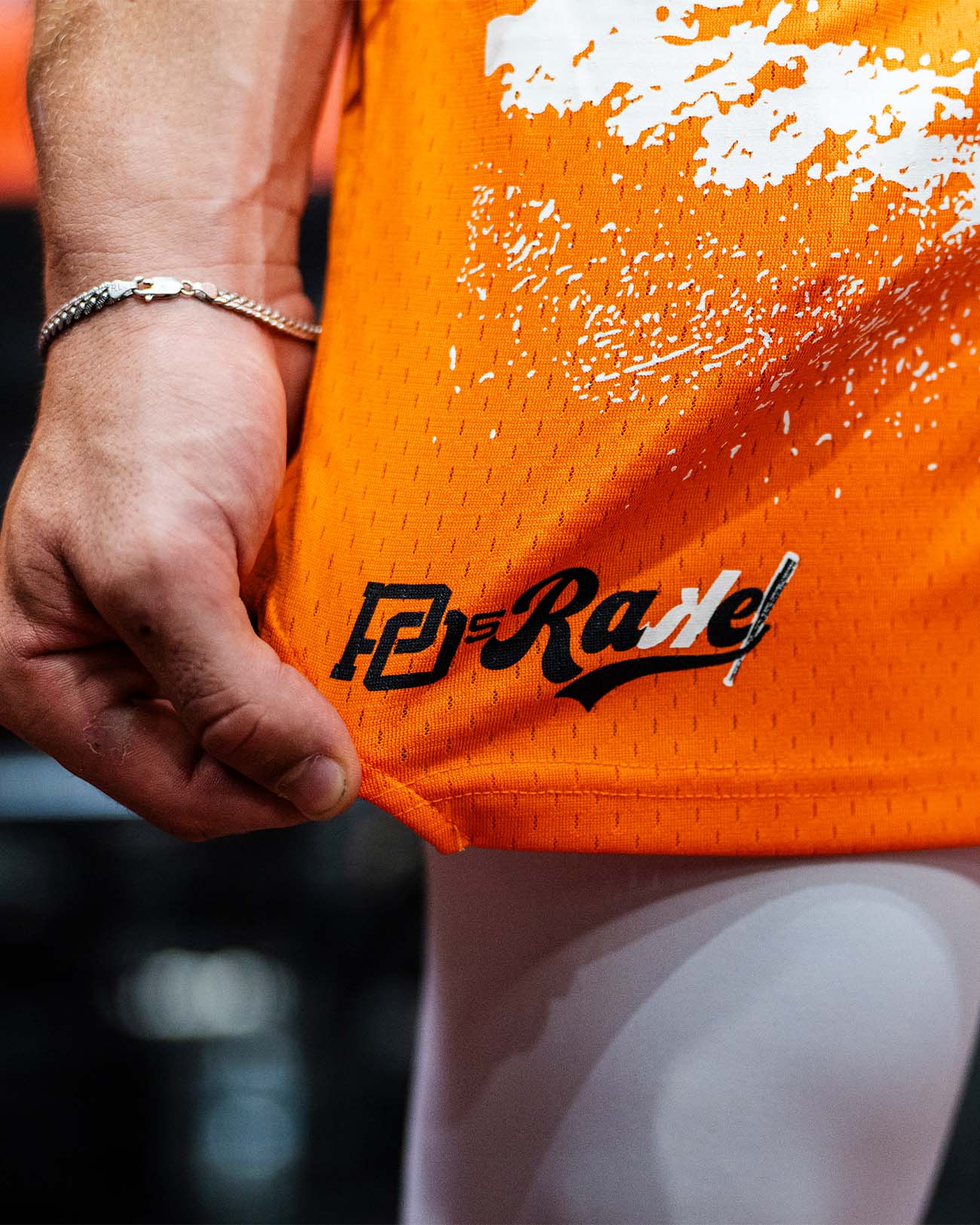 PO Rake Mesh Shorts - Orange