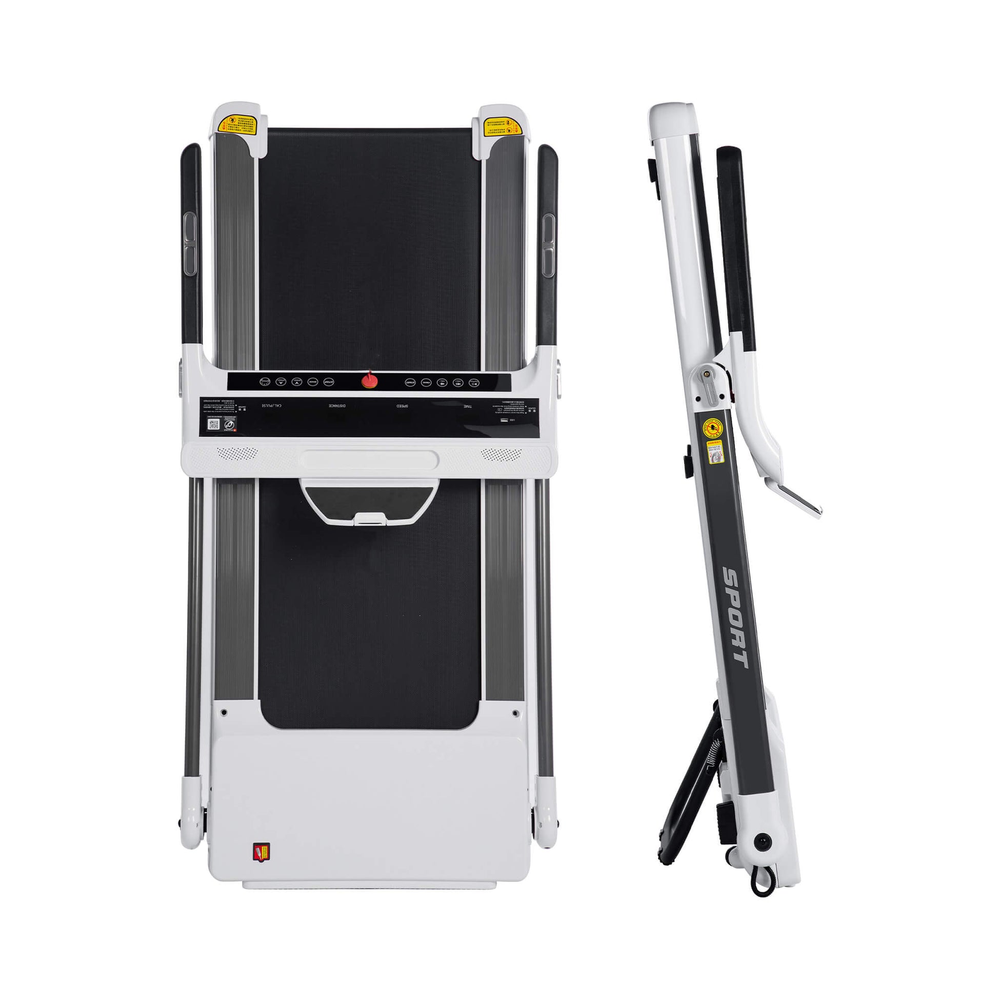 Rovix Portable Compact Home Cardio Fitness Treadmill With 3.5HP Electric Motor & Bluetooth Speakers (SAK32416)
