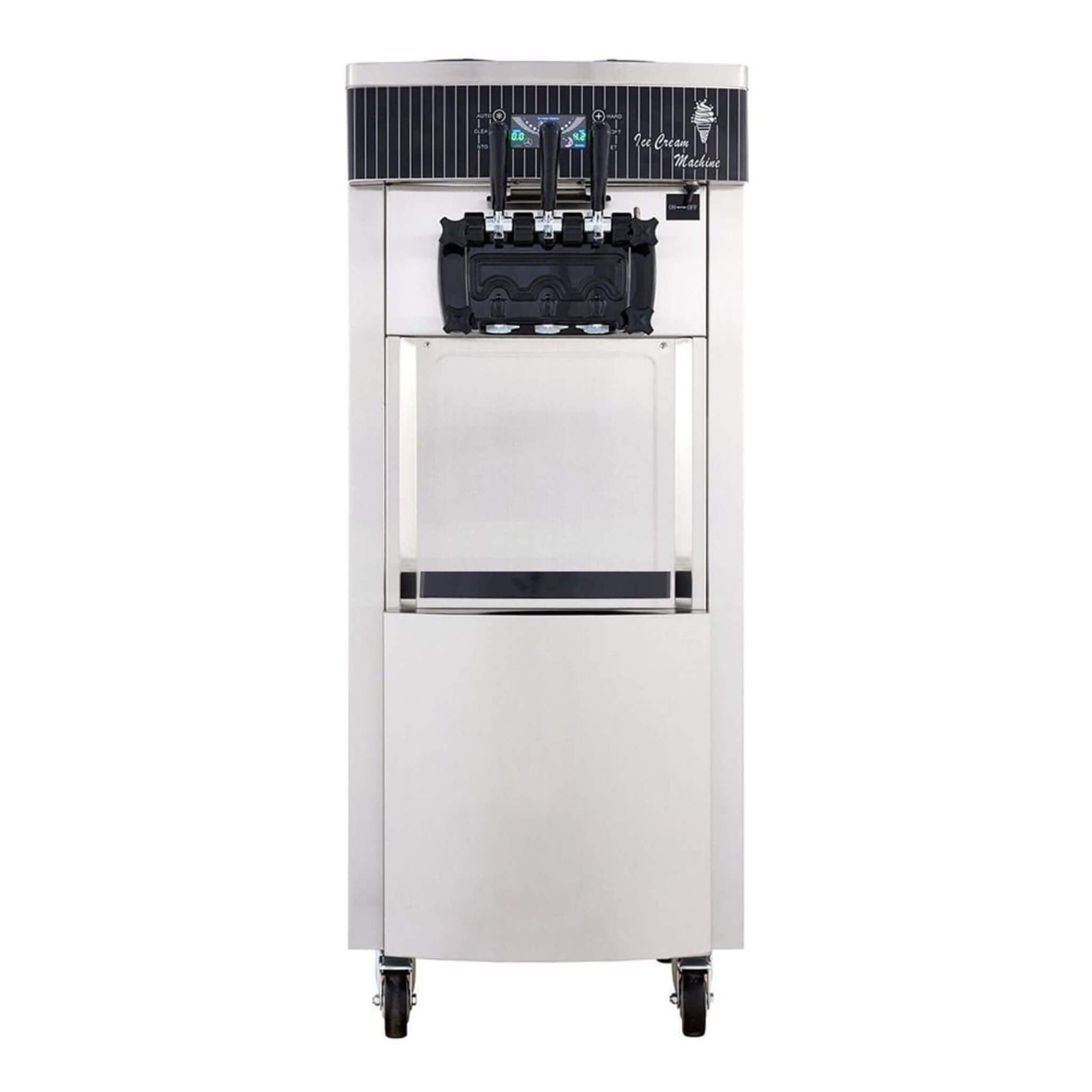 Premium 3-Flavors Commercial Soft Serve Yogurt Ice Cream Machine Maker, 20-28L/H (SAK97524)