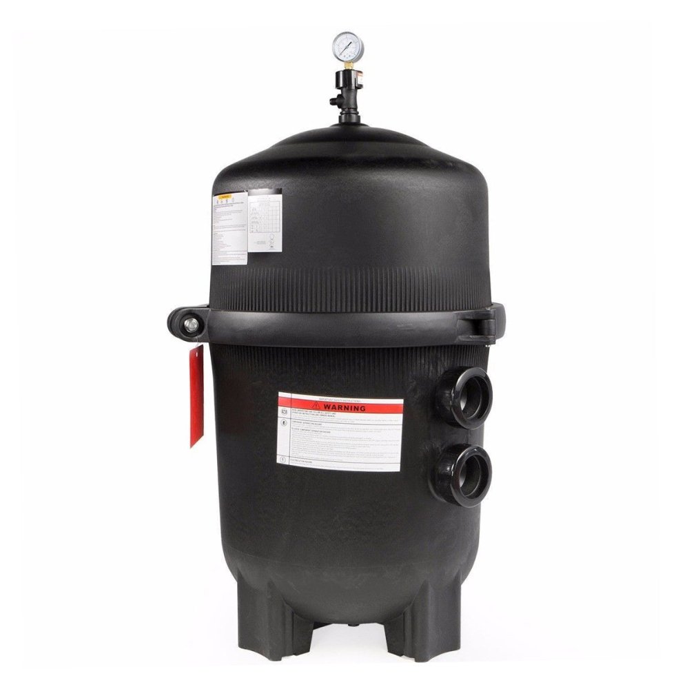 Premium 35,000 Gallon In-Ground Swimming Pool Cartridge W/ Built-In Pressure Gauge, 425 SF (SAK96275)