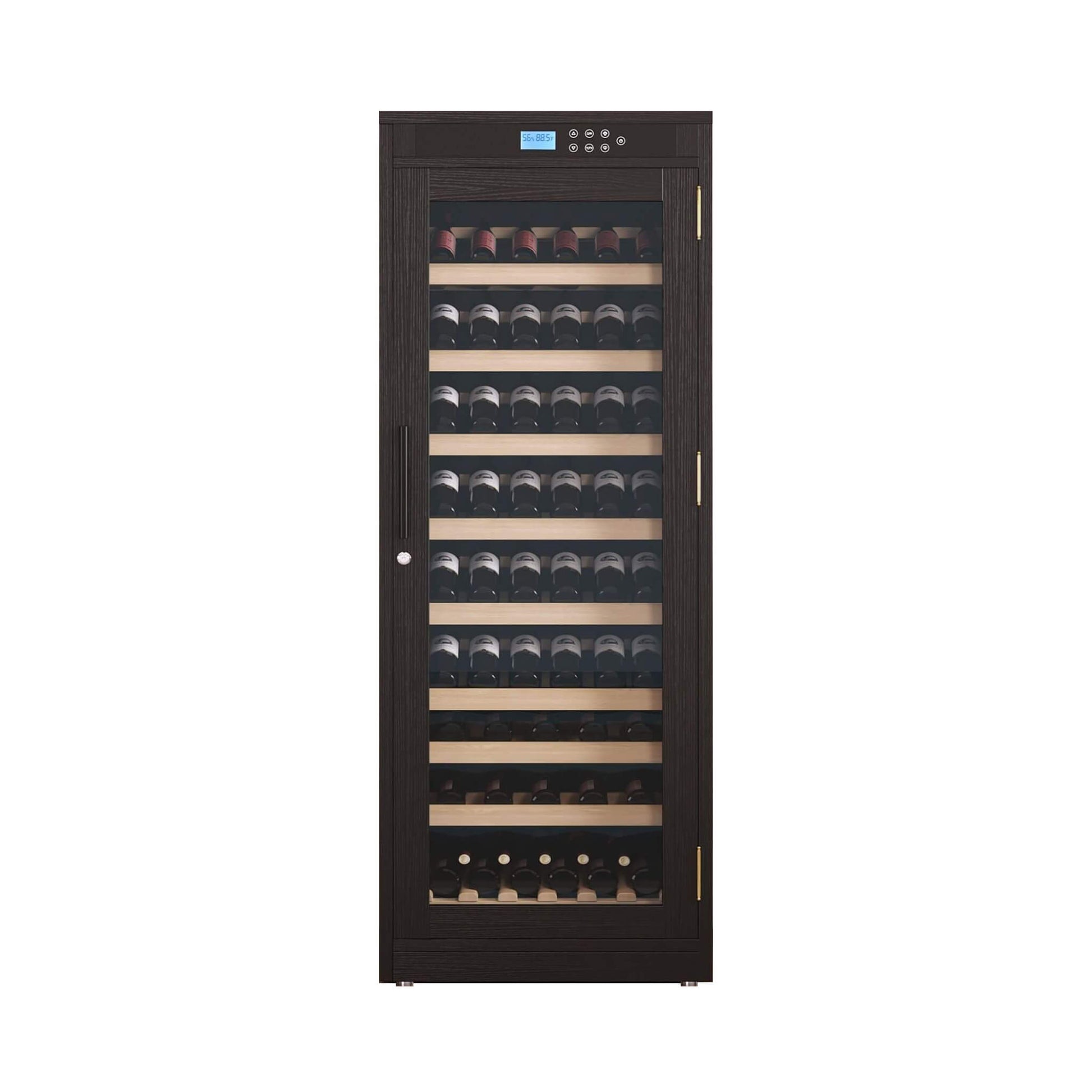 Nuvia 102-Bottle Smart Temperature-Controlled Multi-Tier Wine Cabinet For Home And Bar (SAK46361)