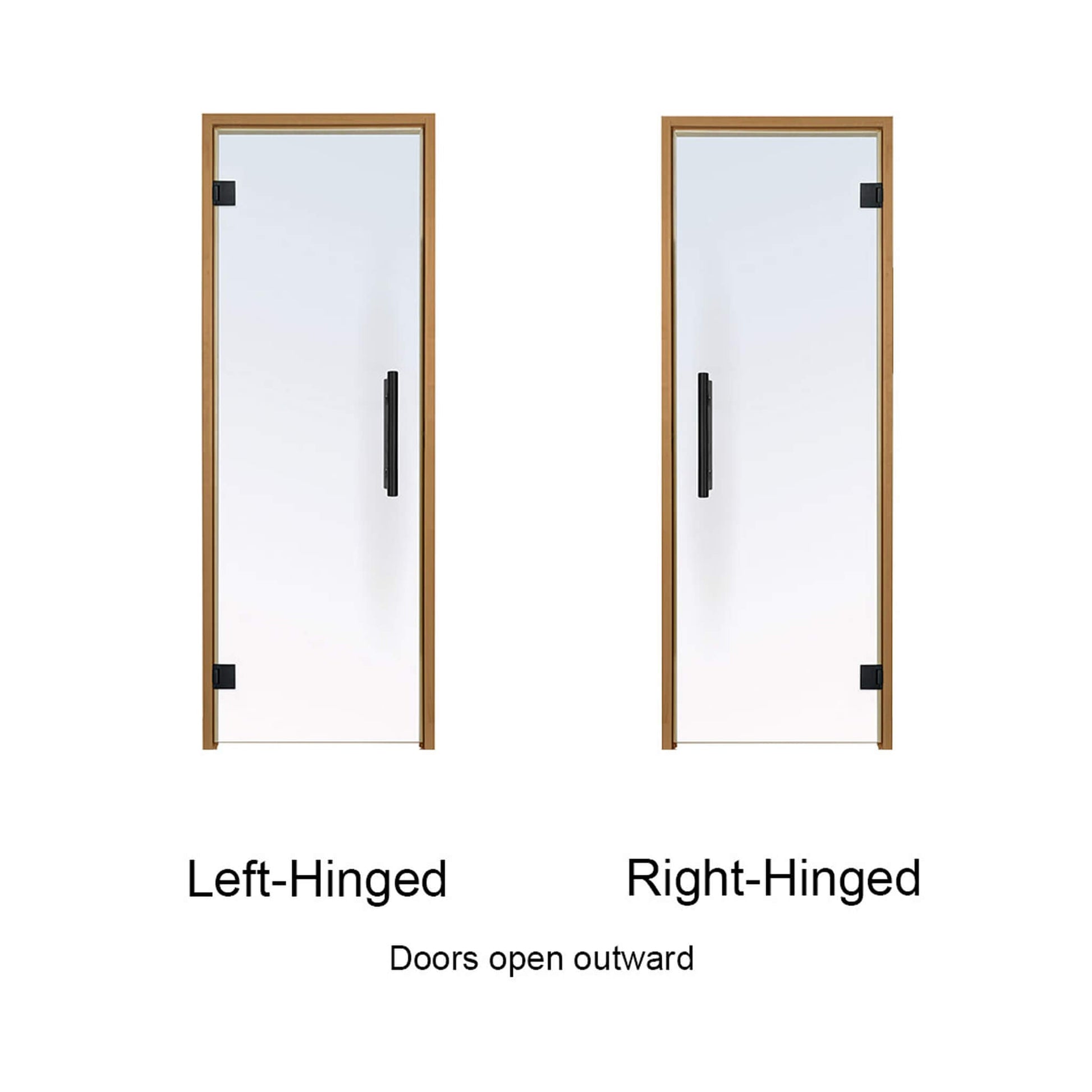 Prosaunas 24X81 Thermo-Aspen Prehung Clear Glass Sauna Door (SAK13651)