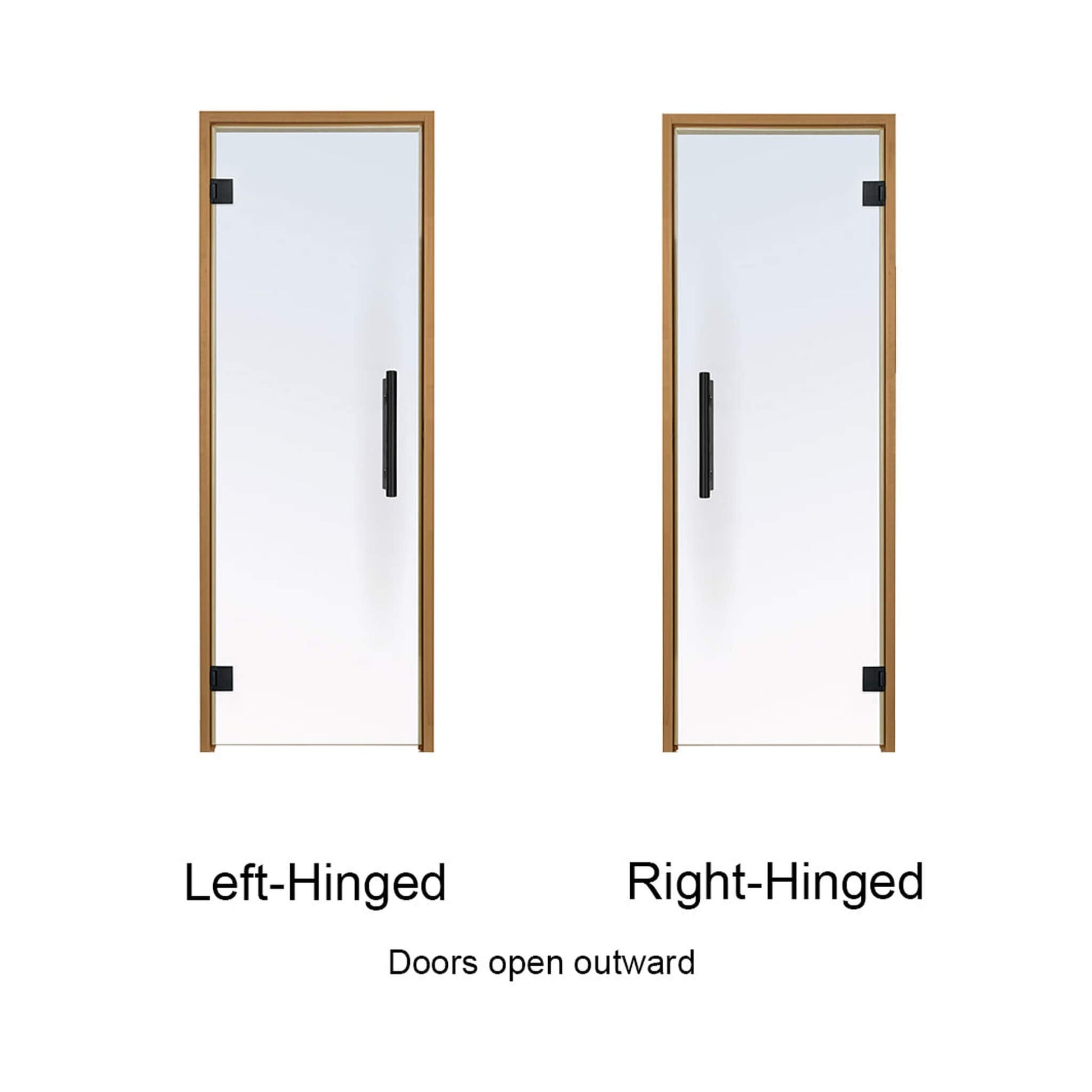 Prosaunas 24X81 Thermo-Aspen Prehung Tinted Glass Sauna Door (SAK51863)