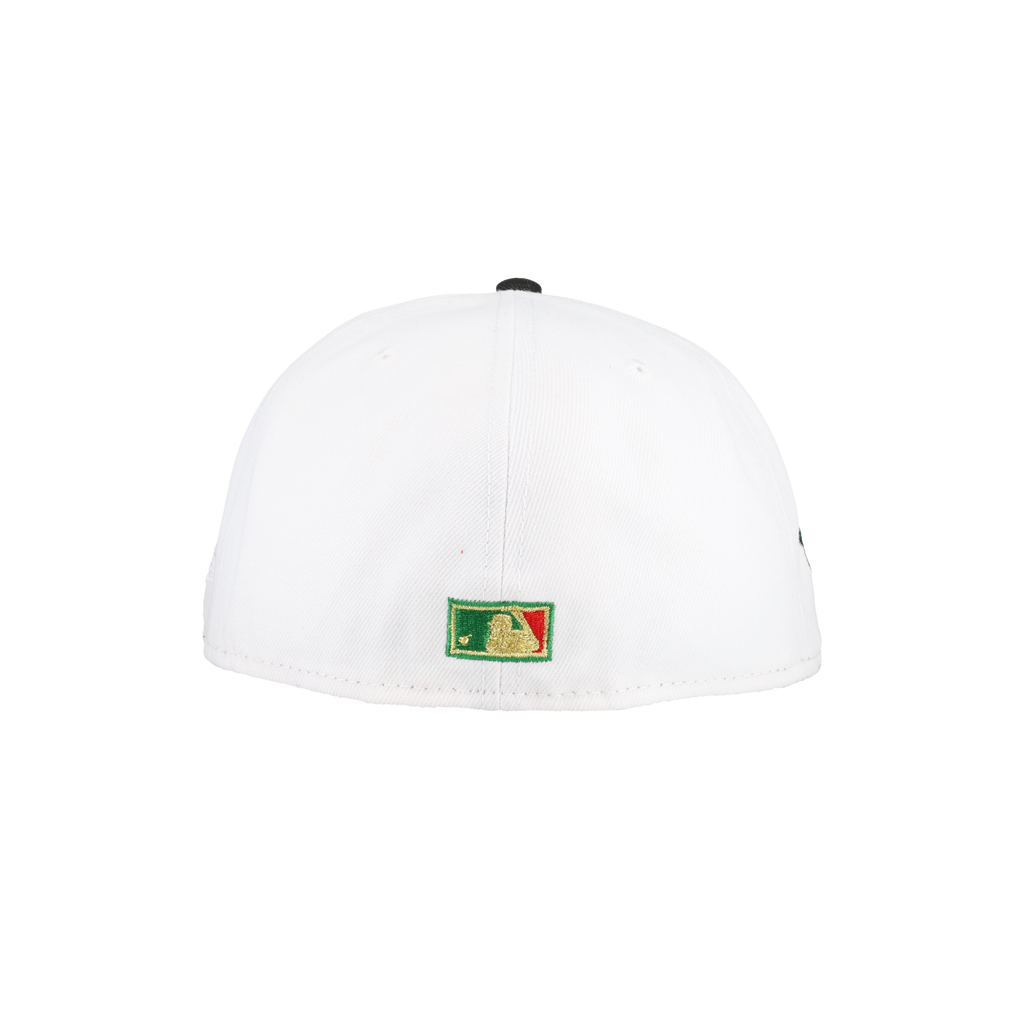 New York Yankees Pure White 1996 World Series Patch Fitted Hat