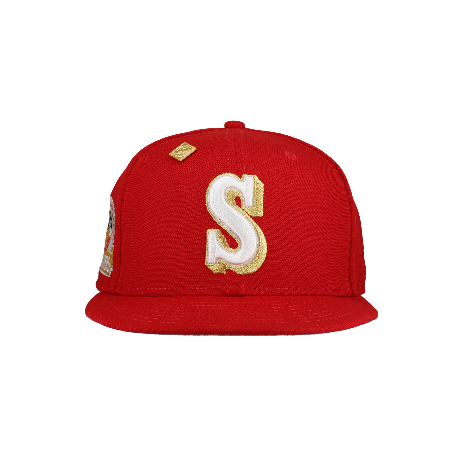 Seattle Mariners Red 30th Anniversary Patch 59Fifty Fitted Hat