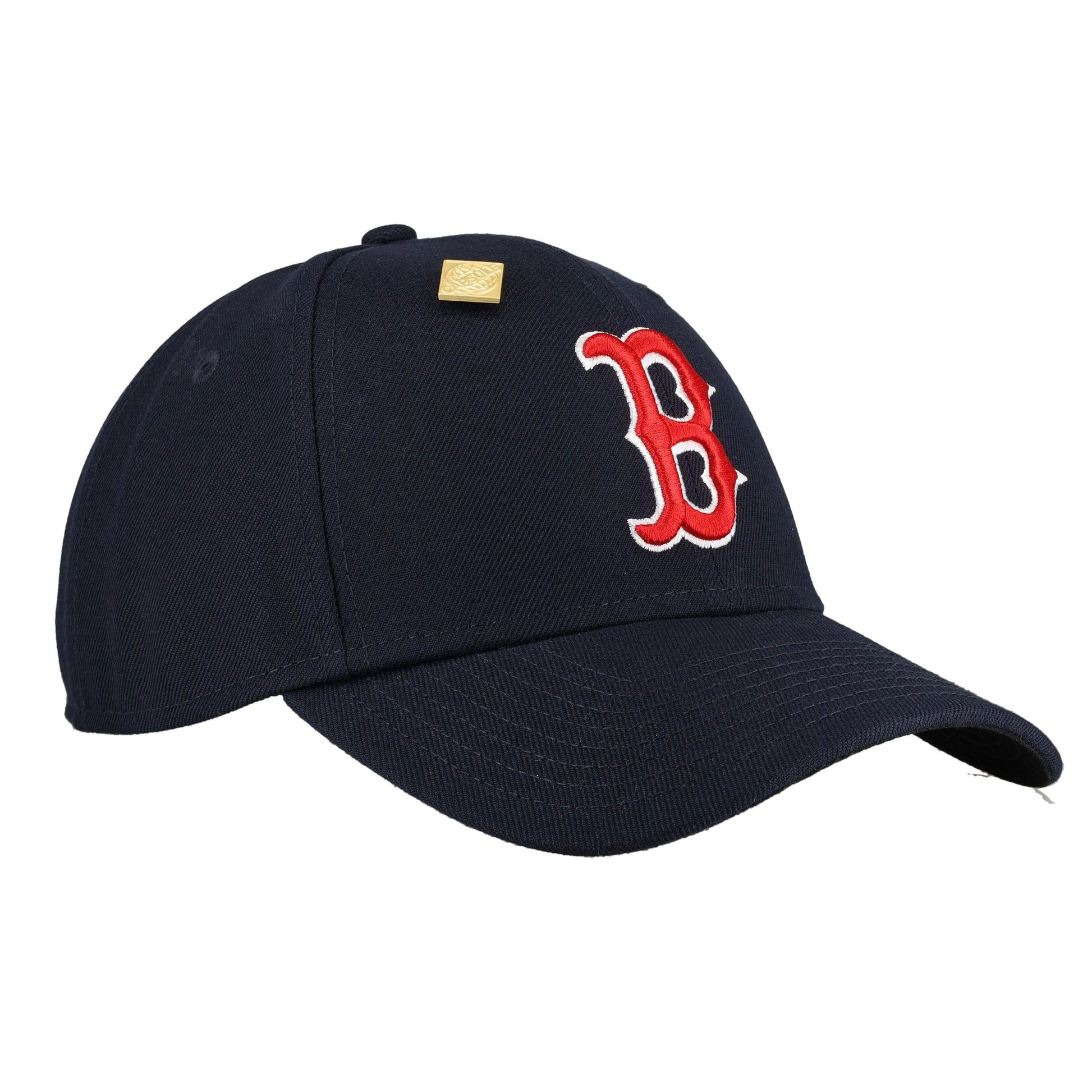 Boston Red Sox New Era 9Forty Dad Hat Velcro (Navy)