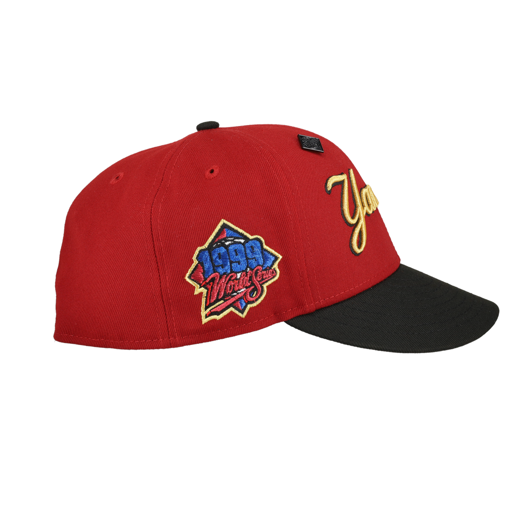 New York Yankees Red 1999 World Series Patch 59Fifty Fitted Hat