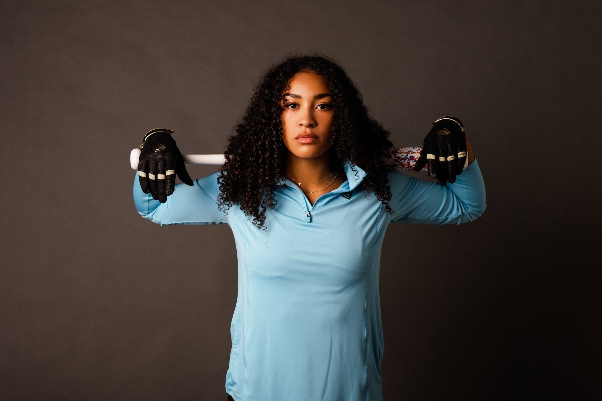 Resilient Championship Fastpitch Batting gloves - Black and Gold