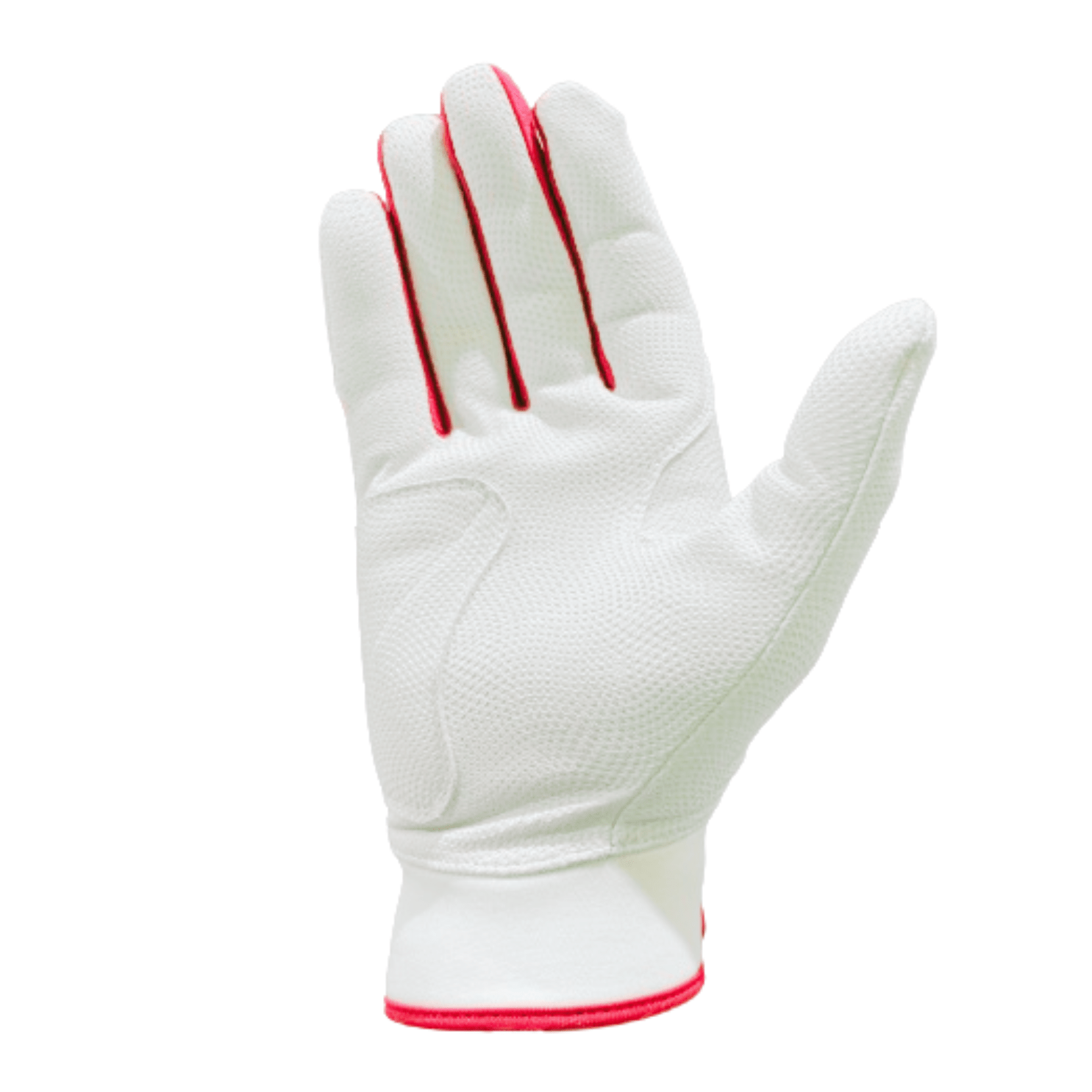 Resilient Championship Fastpitch Batting gloves - White and Red
