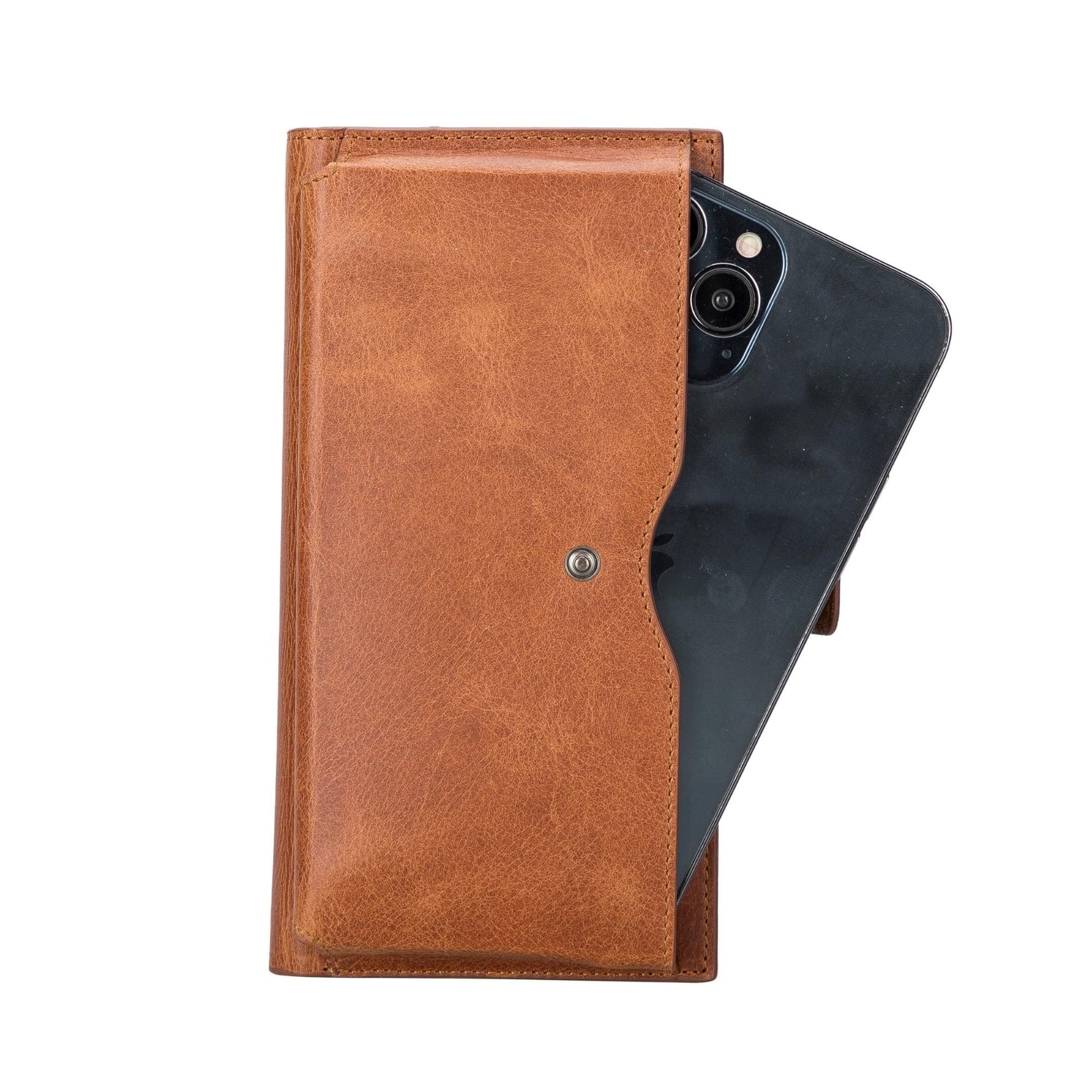 Riverton Women's Leather Wallet with Cell Phone Section
