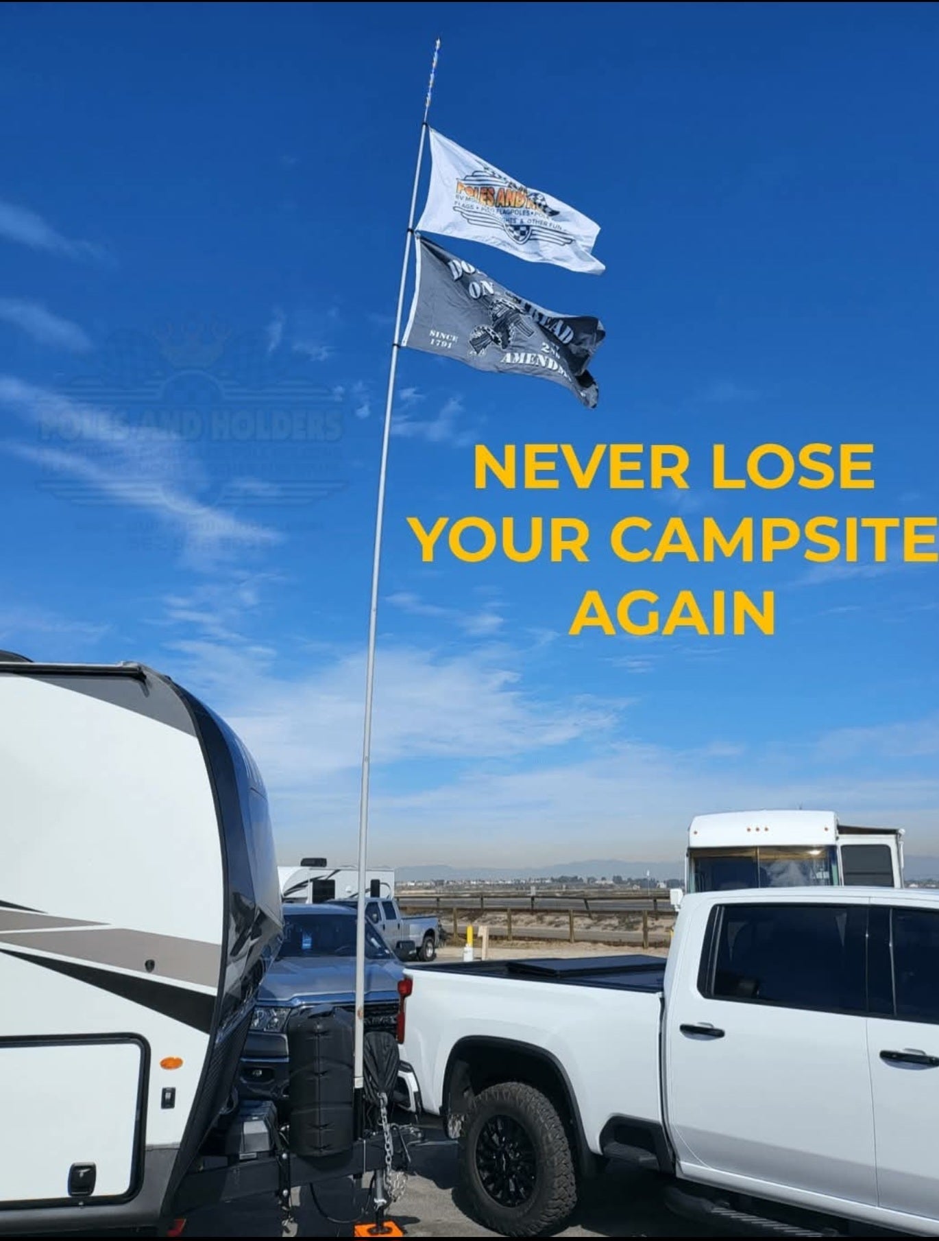 Telescoping Flagpole 26'