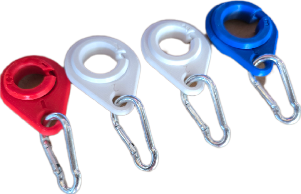 *NEW PRODUCT* FREEDOM RINGS - 4 Ring Set to Fly Two 3x5' Flags
