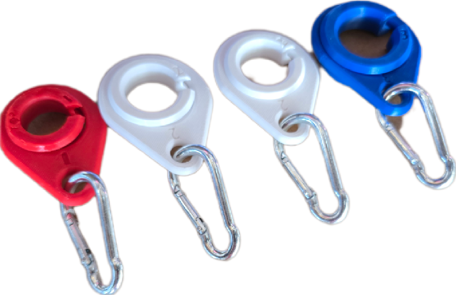 *NEW PRODUCT* FREEDOM RINGS - 4 Ring Set to Fly Two 3x5' Flags