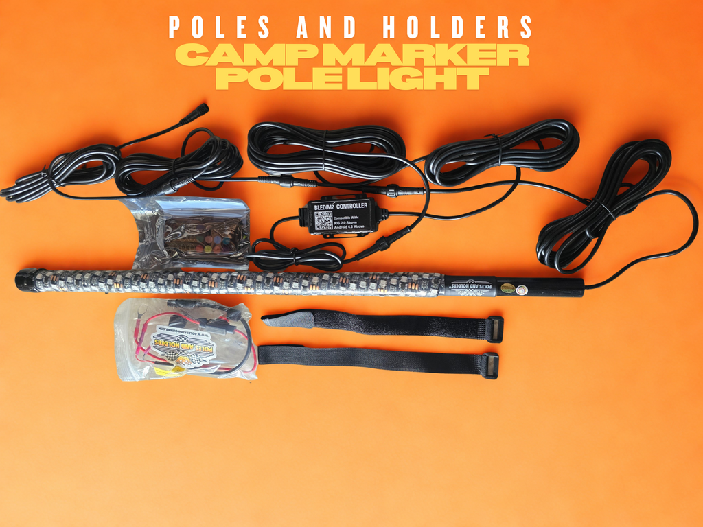 Poles and Holders 2' Camp Locator Light - 12 volt