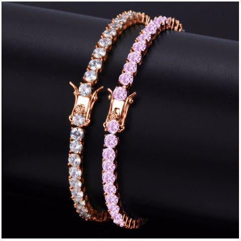 3mm 925 Sterling Silver Tennis Bracelet Round Cut Dainty