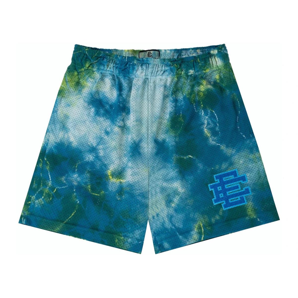 Eric Emanuel EE Basic Short Tie Dye (Blue/Light Green)