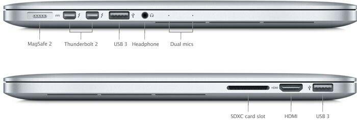 Apple Macbook Pro (2013) 15-inch 2.8 GHz (DG) 16GB RAM 768GB SSD - Silver