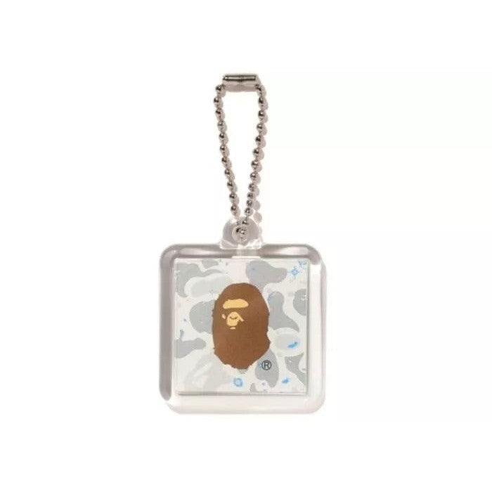 Bape Space Camo Keychain White