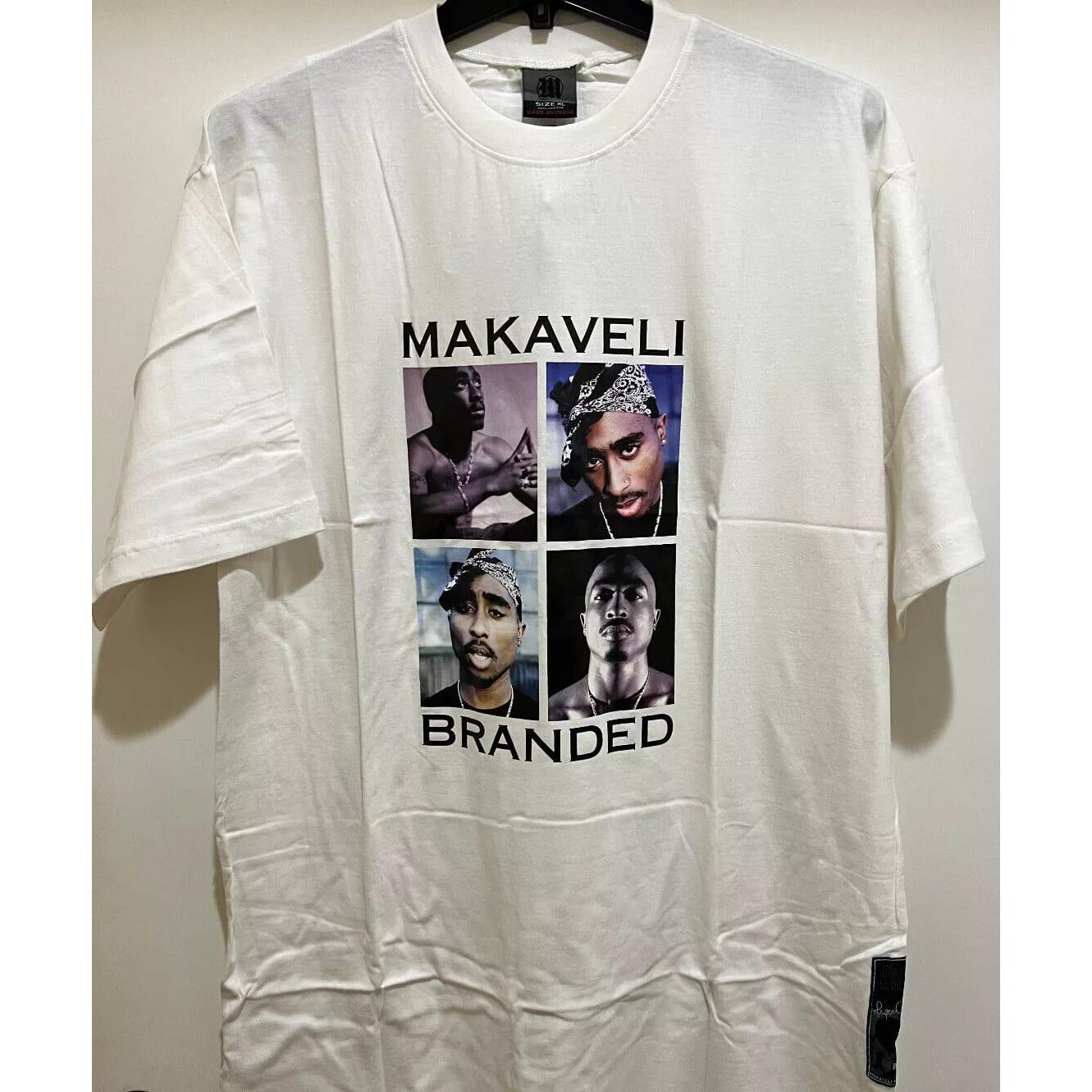 Vale Tupac Makaveli T-Shirt White