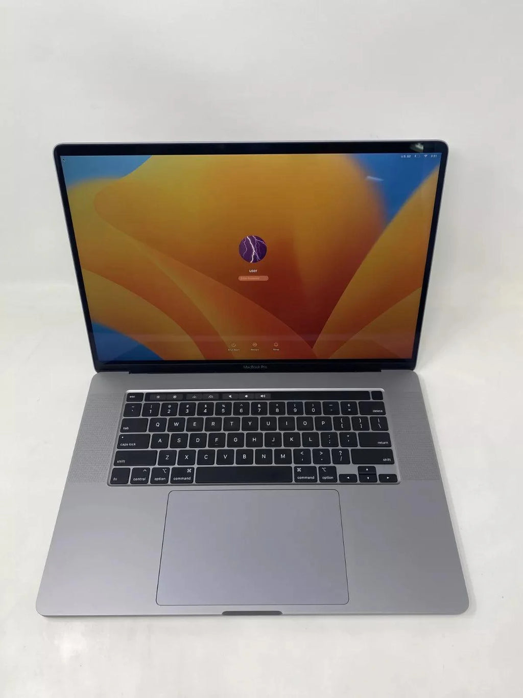 MacBook Pro (2019) 16-inch – Intel Core i9 2.4GHz • AMD 5500M 8GB – 32GB RAM 2TB SSD – 52 Cycles (Read)