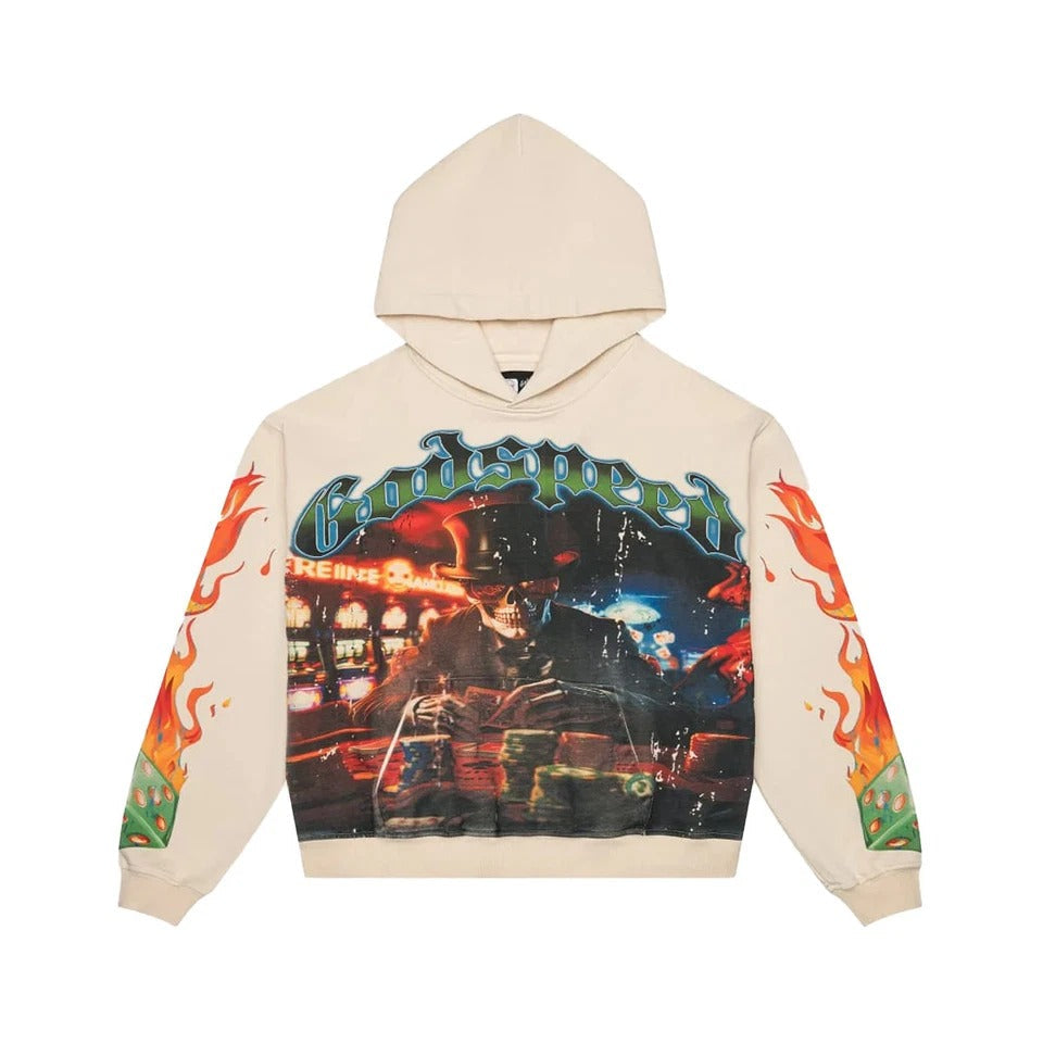 Godspeed Life's A Gamble Hoodie Beige