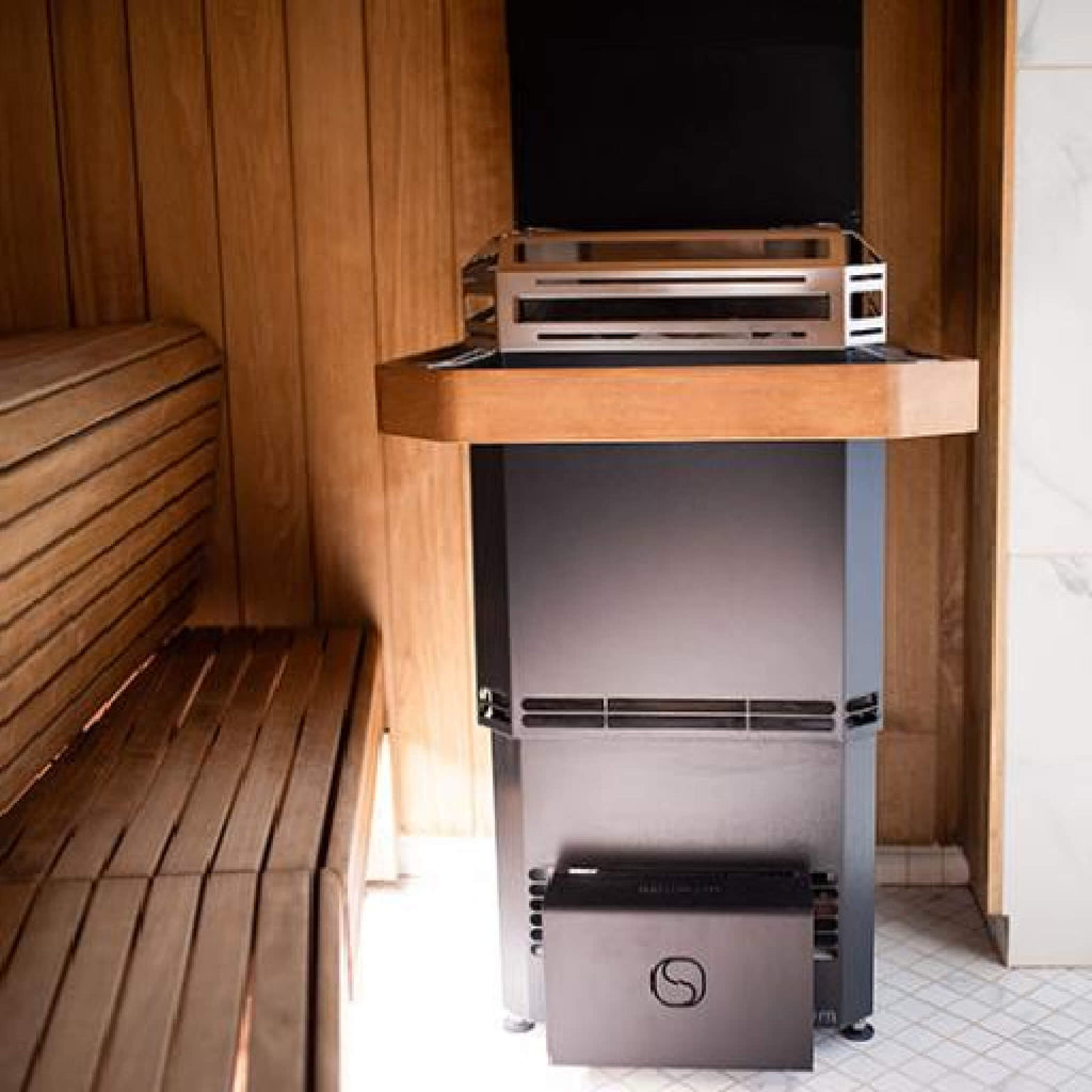 Saunum Air L Series Sauna Heater With Climate Equalizer, AirIQ Wi-Fi Control & Stones (SAK95263)