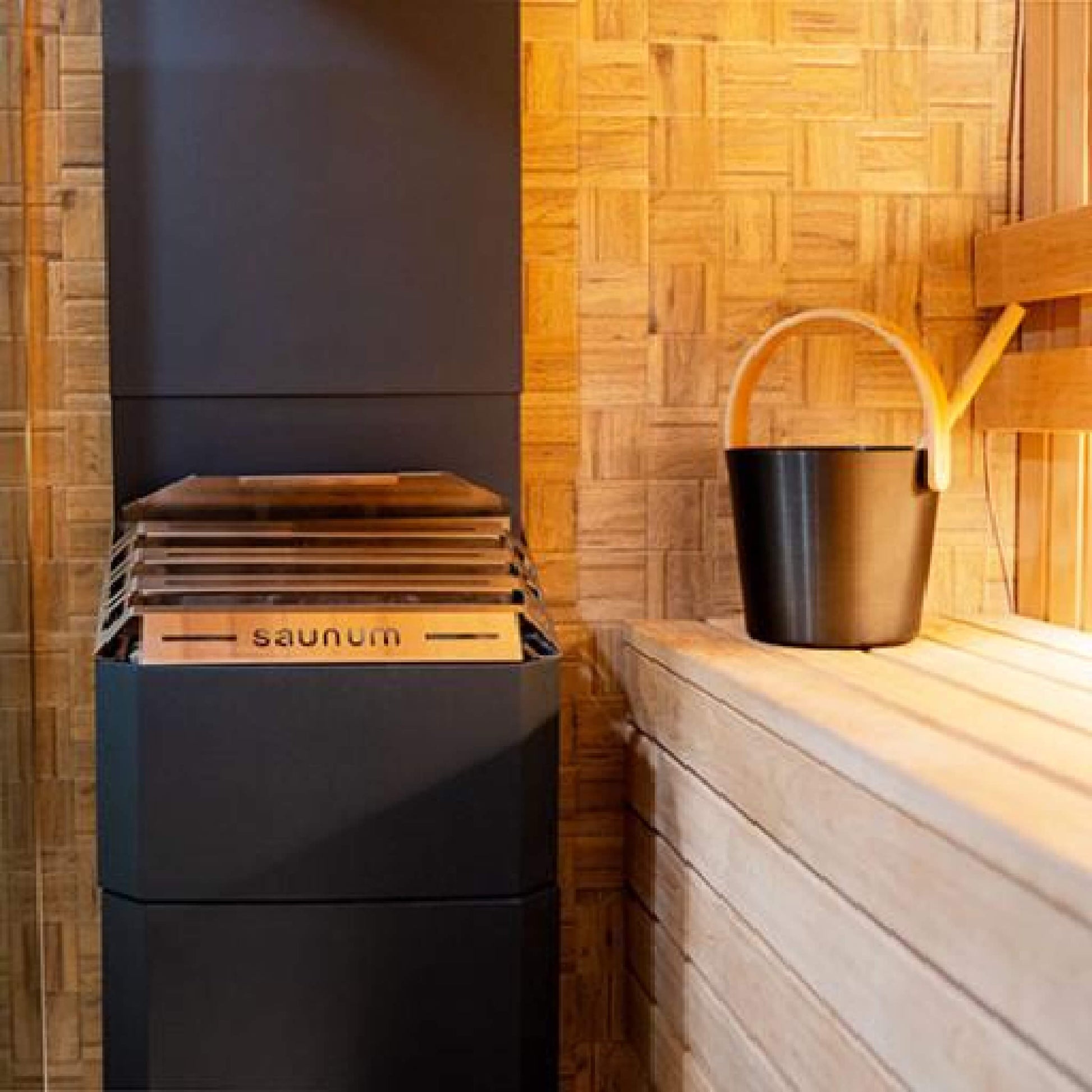 Saunum Air 5/7 Sauna Heater With Climate Equalizer, AirIQ Wi-Fi Control & Stones (SAK32184)