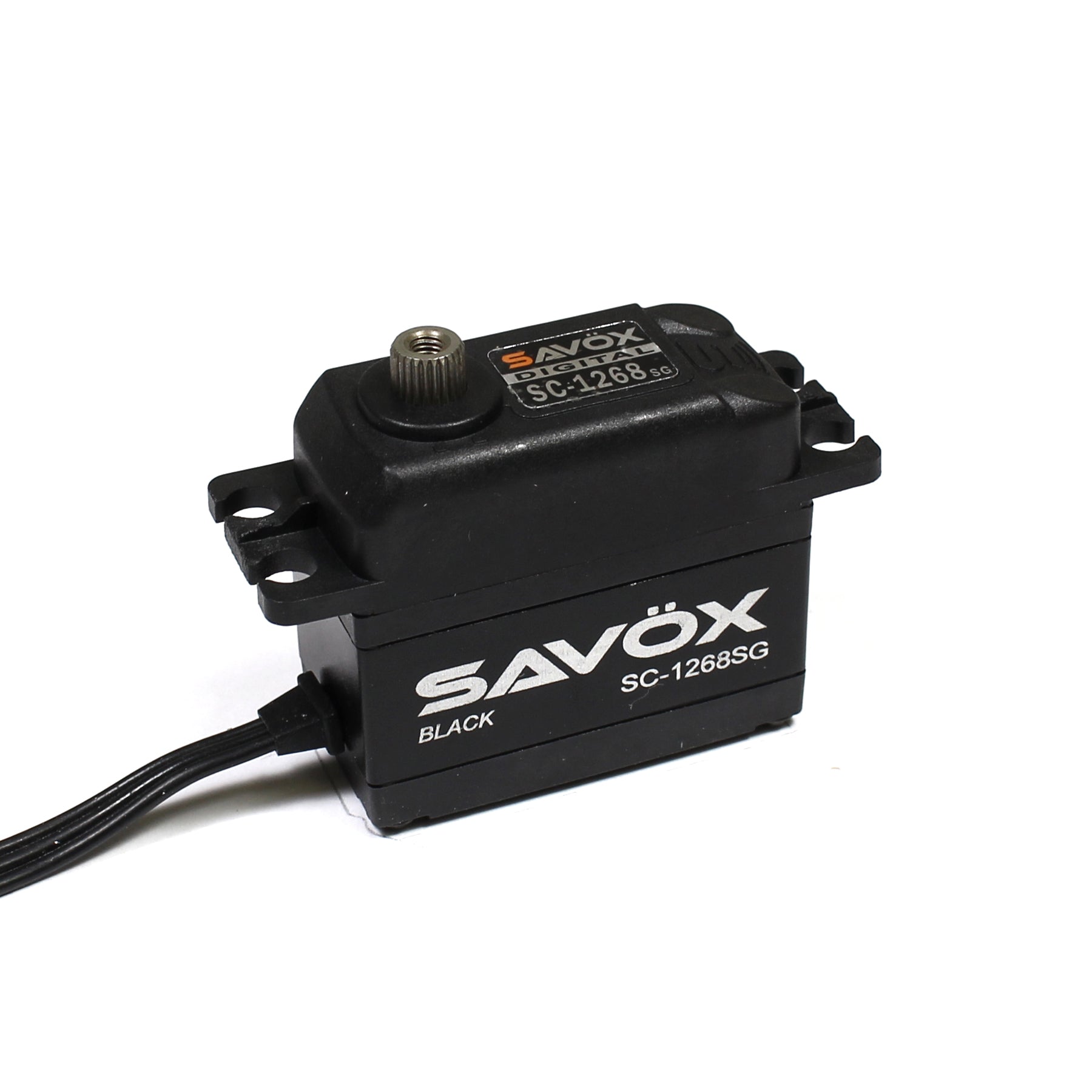 Savox SC-1268SG-BE Black Edition 1/8 Scale High-Torque Digital Servo (0.11 sec / 347 oz @ 7.4V)