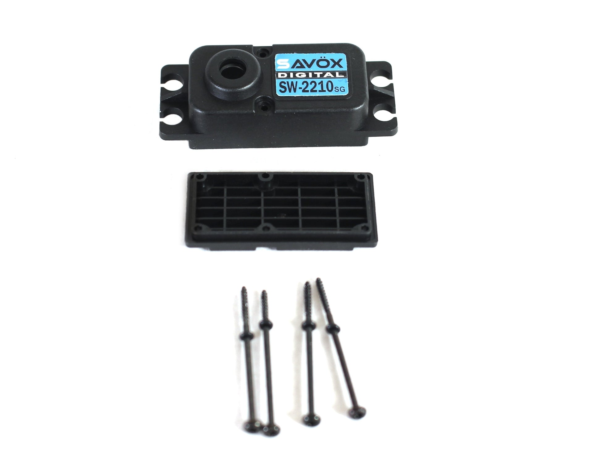 Savox Top & Bottom Servo Case with 8 Screws for SW2210SG & SW2210SW-BE