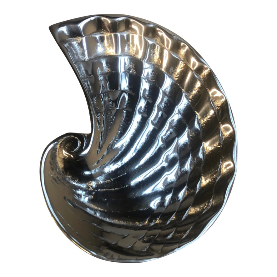 Seashell Soap Dish - Hand-Cast Ceramic Beach Jewelry Dish, Eco-Friendly