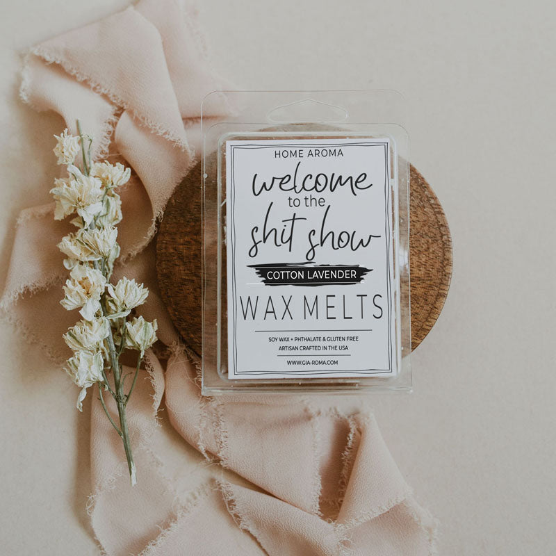 Cotton Blossom Lavender Soy Scented Candle Gift Set For Parents Home Spa Fresh Clean Fragrance