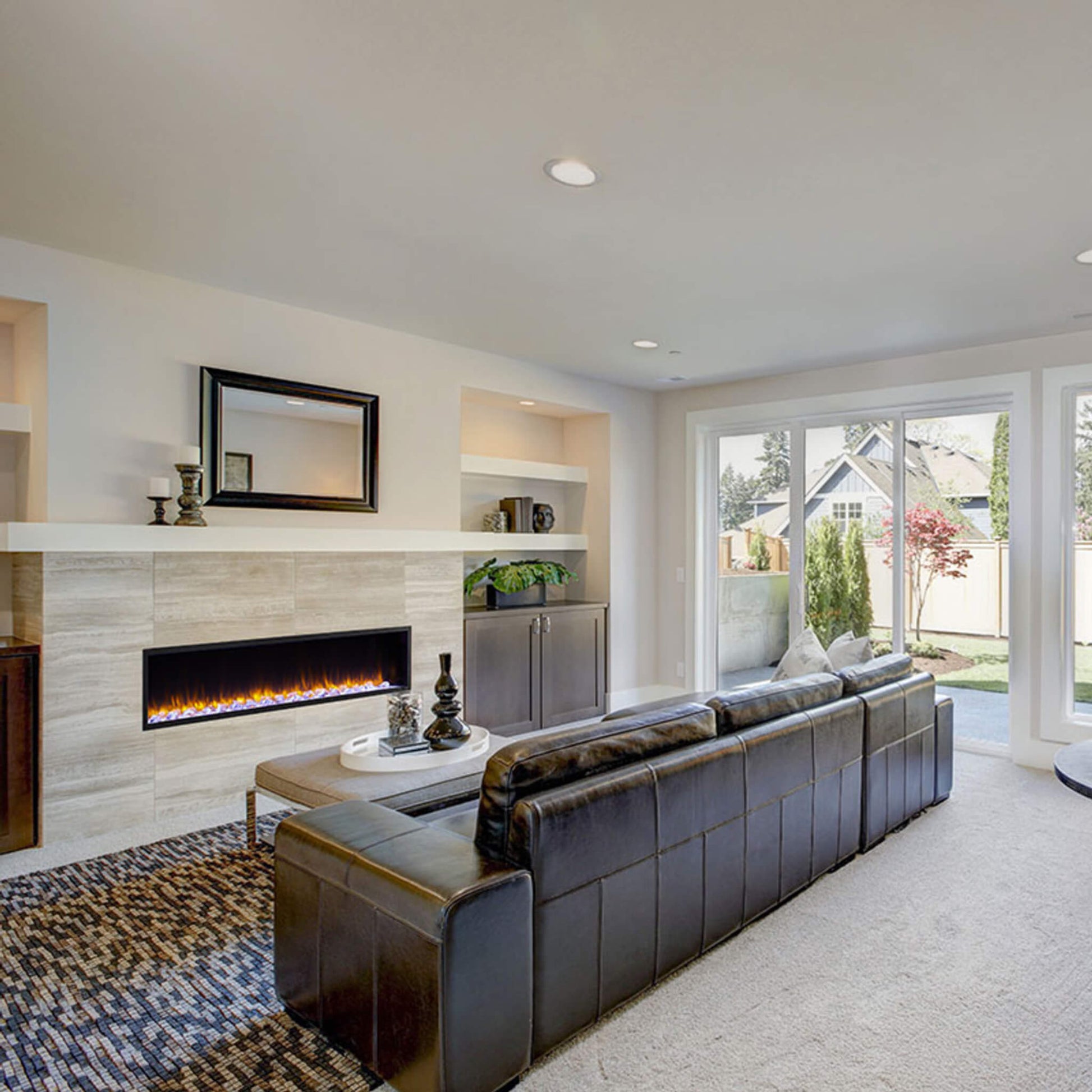 SimpliFire Scion Clean Face Built-In Linear Electric Fireplace [SF-SC43/55/78-BK] (SAK76785)