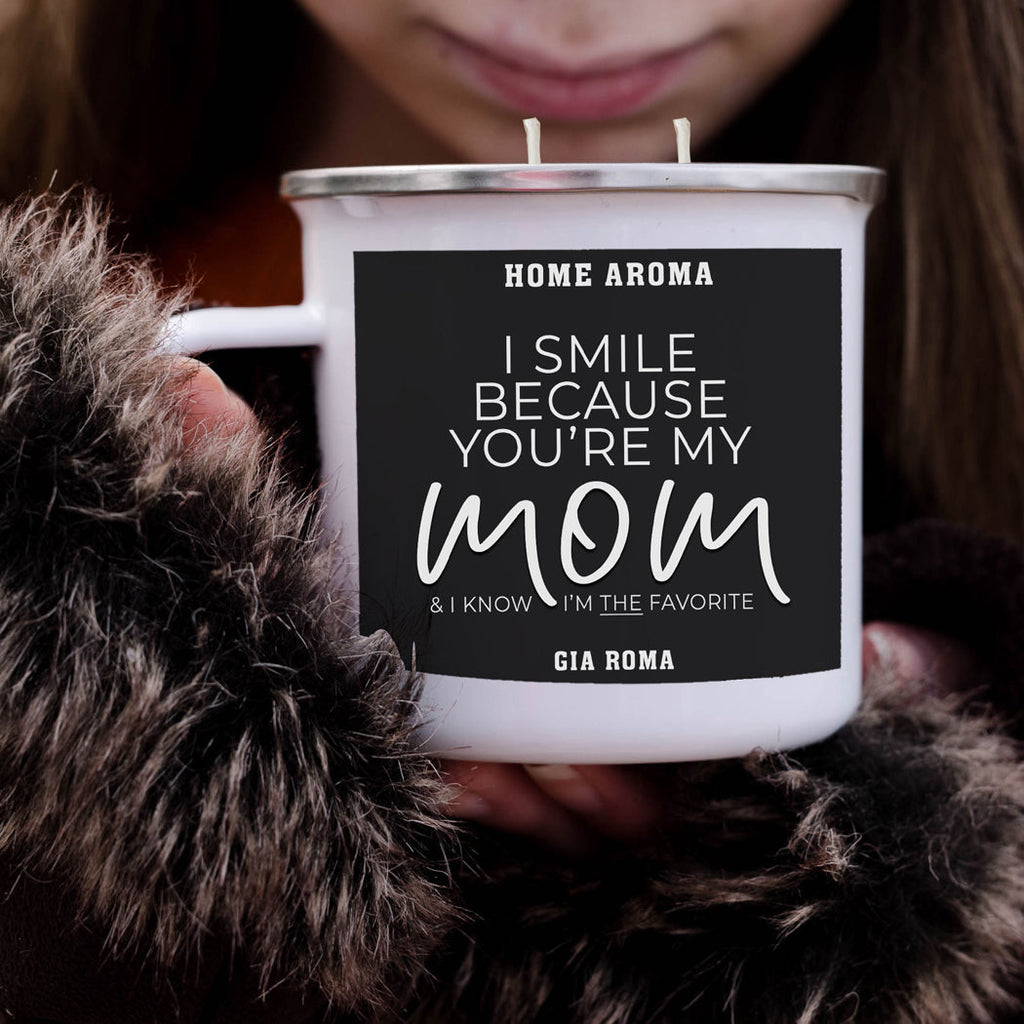 Mothers Day Candle Mug 16oz Reusable Metal Candle Soy Gift