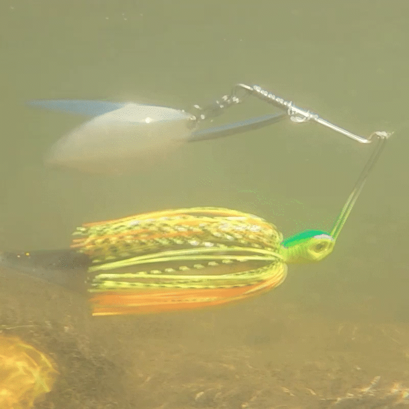 Reaction Tackle Lead Spinnerbait Jigs – 3-Pack, Double Willow Blade - New