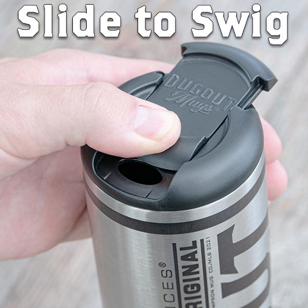 Detroit Tigers "D" Metal Dugout Mug | Stainless Steel Baseball Bat Mug