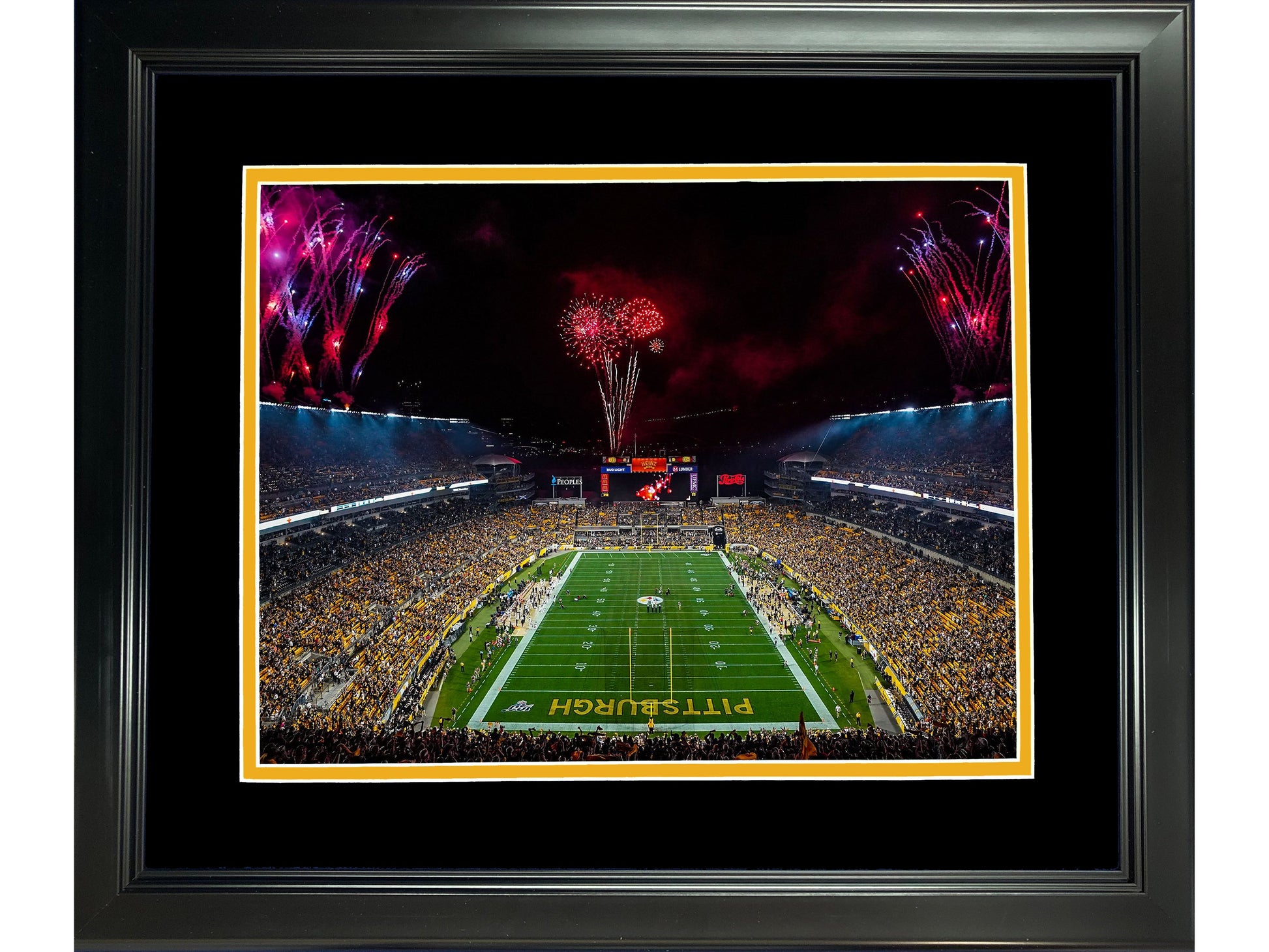 Framed Acrisure Stadium Pittsburgh Steelers 11"x14" Football Photo Professionally Matted