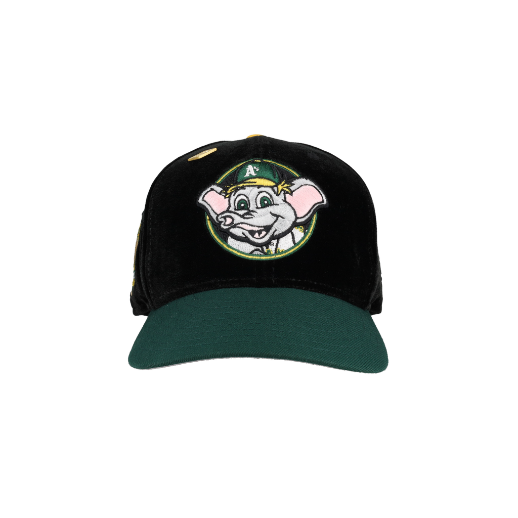 Oakland Athletics Velvet Stomper Mascot 50th Anniversary 59Fifty Fitted Hat